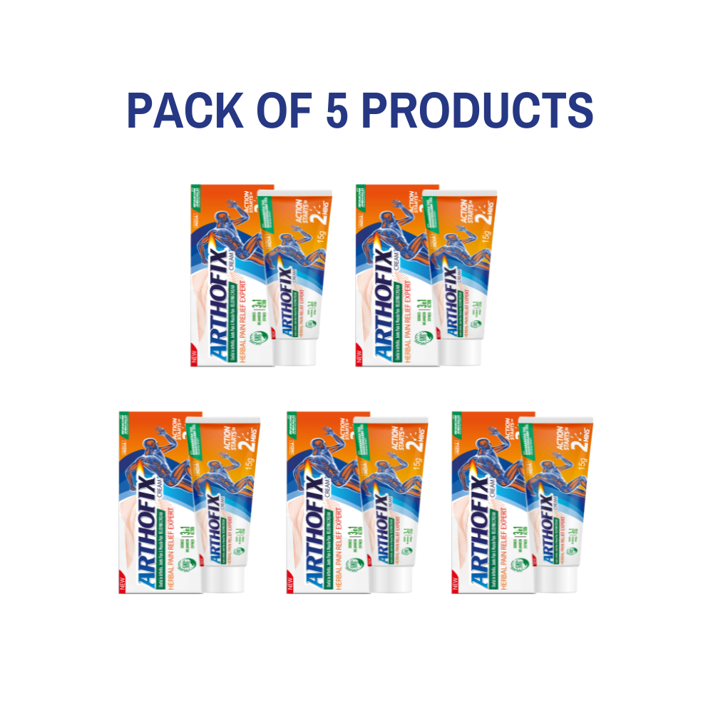 Pack of 5 Cream Tube
