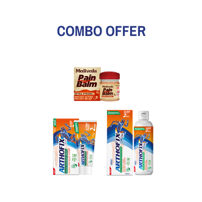 Combo Offer(Pain Balm + Arthofix Oil + Cream Tube)